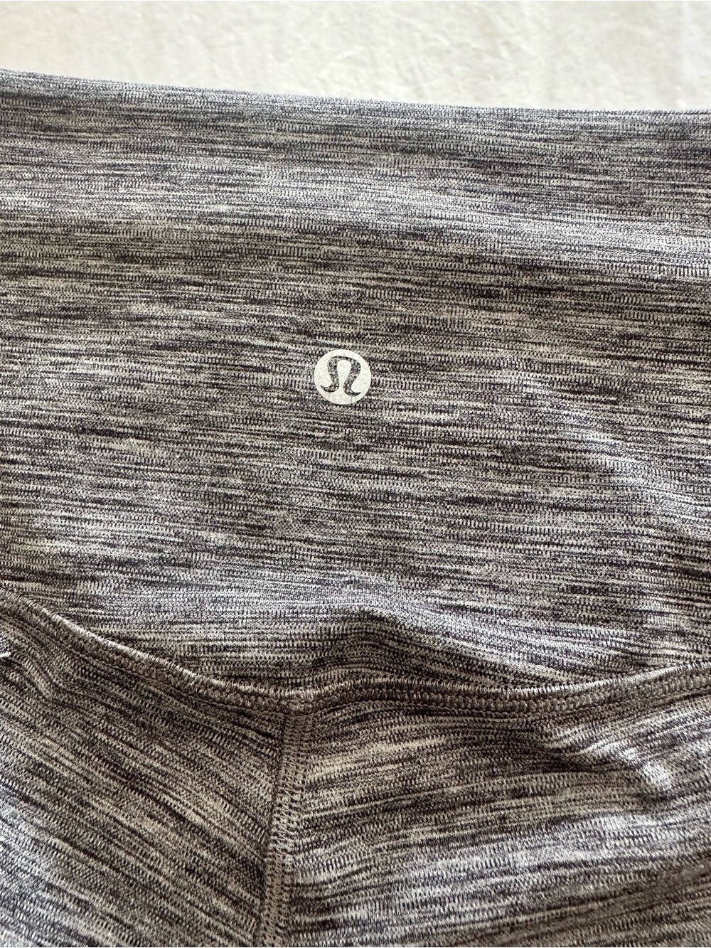 Lululemon Gray Marled High Waist Leggings size 6
